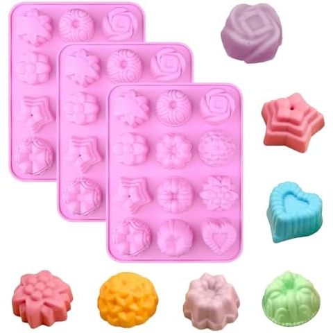 3 piezas rosa y corazón