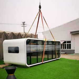 บ้านสำเร็จรูปหรูหราแบบโมดูลาร์ แอปเปิ้ล แคบิน <span class=keywords><strong>ห้อง</strong></span>นั่งเล่นแบบคอนเทนเนอร์ บ้านแคปซูลอวกาศ บ้านเคลื่อนที่สำหรับตั้งแคมป์ แคปซูล<span class=keywords><strong>นอน</strong></span>สำหรับโรงแรม - Product Image 5