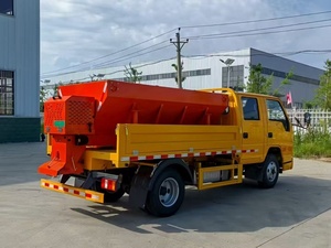 รถบรรทุกตักหิมะติดเครื่องยนต์แบริ่ง ยี่ห้อตงเฟิง รุ่นสำหรับงานหนัก สีเหลือง/ขาว รับประกัน 1 ปี ขนาด 8920x2500x3300 มม. น้ำหนัก 8600 กก. - Product Image 5