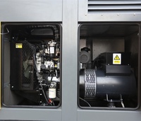 Groupe électrogène diesel silencieux de type ouvert/super silencieux OEM SWT 30KVA 45KVA 60KVA pour moteur 24V DC avec démarrage électrique AMF+ATS