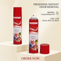 Désodorisant en aérosol multi-parfums pour la maison, spray désodorisant pour la voiture, logo personnalisé, marque privée, désodorisant pour l'air ambiant