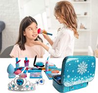 Kit de maquillage pour enfants pour filles enfants jouent de vrais jouets cosmétiques lavables ensemble d'habillage