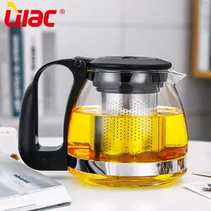 Lilac Chinese The Best Wholesale Modern Japanese Infuser Kettle Transparent Glass Teapot Set Tea Pot With Infuser