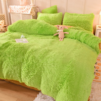 Ensemble de literie quatre pièces pour usage domestique en tissu polyester peluche doux et respirant 400TC, toutes saisons, design personnalisé en usine, confortable et durable