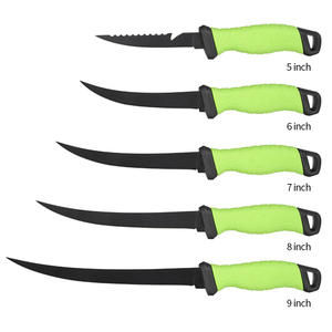 <span class=keywords><strong>Cuchillo</strong></span> de pesca con mango de plástico PP + TPR, filtrador de acero inoxidable, pescado con retención colgante, muestra gratis, gran oferta - Product Image 1