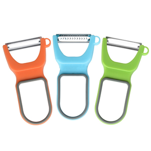 Produits les plus vendus en gros aux États-Unis en ligne : Épluche-légumes original en acier au carbone, lot de 3 (rouge, vert, jaune) - Product Image 2