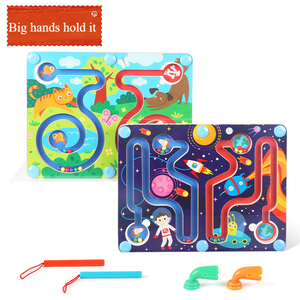 כתיבה מגנטית משחק מבוך משחק חינוכי עבור פיתוח מיומנויות חשיבה מוטורית שלמה אימון מוח שמאל ימין שמאל - Product Image 2