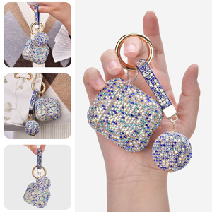 Écouteurs à paillettes, charge sans fil pour AirPods, porte-clés de 3e génération pour AirPods <span class=keywords><strong>Pro</strong></span> étuis écouteurs pour Air Pods 3 étuis - Product Image 6