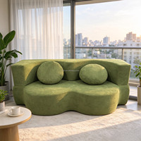 Canapé modulable contemporain rembourré à ondulations, combinaison flexible, idéal pour salon, appartement, hôtel - Vente chaude directe usine