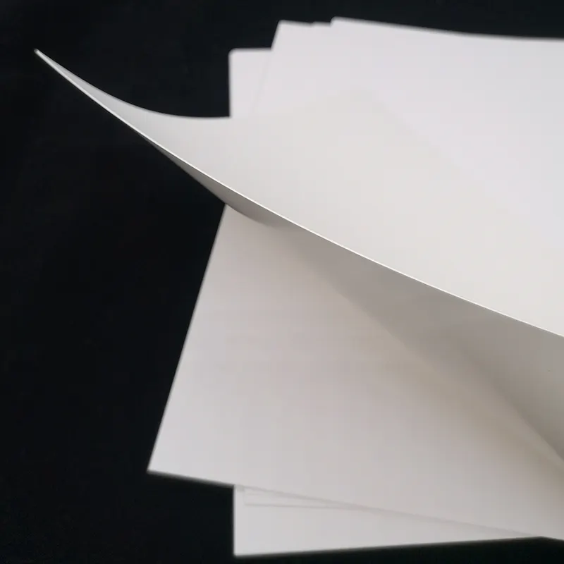 Lavagna avorio in carta cartoncino bianco patinata C1S