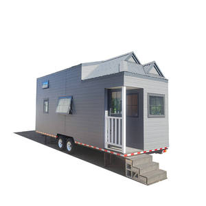 Portable Modern Tiny Steel Container House on Wheels Prefabricated Modular Mobile Home Kitchen BathrooM FREE SHIPPING - Product Image 6