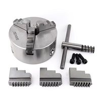 Mandrin de tour auto-centrant SANOU K11-250A 250 mm à 3 mors avec mors séparés, pince extérieure flexible et extension interne