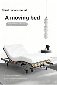 Hiện Đại Tối Giản Bền Sắt Ngả Khách Sạn Phòng Ngủ Giường Điều Khiển Từ Xa Động Cơ Có Thể Điều Chỉnh Trường Căn Hộ Lớn Kích Thước - Product Image 2