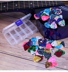 Plectres de <span class=keywords><strong>guitare</strong></span> 100 pièces/boîte 0,96 mm en celluloïd avec boîte de rangement - Product Image 4