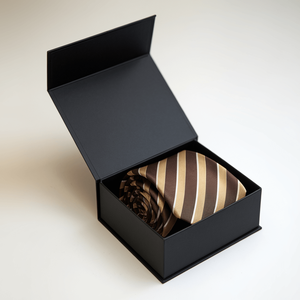 Wholesale Recyclable Tie Magnetic Gift Packaging <b>Box</b> Custom Logo Elegant Black Clothing Rigid Paperboard <b>Box</b> - Product Image 1