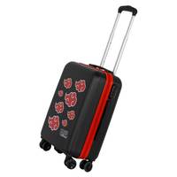 Karactermania For Naru-to Clouds-ABS 4-Rad-Kabinenkoffer, Schwarz