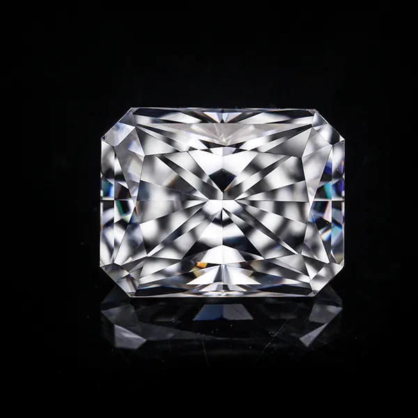 Nuovo diamante da laboratorio 8 carati IGI CVD taglio radiante bianco vs colore bianco diamante sintetico coltivato in laboratorio diamante radiante da 8 carati