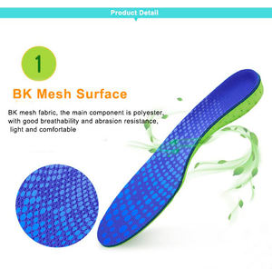 พื้นรองเท้ารองเท้าแบบมีรูระบายอากาศสำหรับพื้นรองเท้าแบนรองรับสรีระรองเท้า - Product Image 5