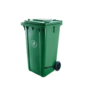 Outdoor plastic recycling sanitaire vuilnisbak beweegbare afval bin