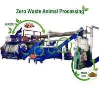 Machine de traitement des déchets animaux CMJ-1 1.0 T/lot certifiée SGS avec enregistrement automatique des données par PLC pour les exploitations avicoles à grande échelle