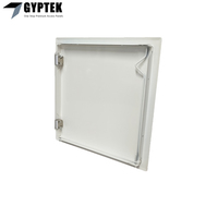 GYPTEK ADS-3002 Panneau d'accès moderne en acier avec ouverture par bouton-poussoir, ignifuge, pour grille de plafond d'hôtel 300x300 mm
