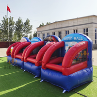 Piste de course gonflable durable pour karts et voitures RC Arène pour enfants Événements en plein air Location de fêtes