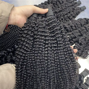 Wholesale Latest Design <strong>French</strong> Curly Raw Human Hair Bulk Extension No Weft One Donor <strong>French</strong> <strong>Curl</strong> Wavy Braiding Hair for Braids - Product Image 6