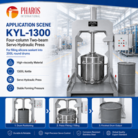 Presse hydraulique servo à quatre colonnes et deux poutres Pharos KYL-1300L, en acier inoxydable, haute efficacité, entièrement automatique