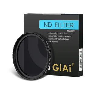 Cámara OEM Lente Dslr de 49mm Filtros de densidad neutra Filtro ND con precio de venta directo de fábrica