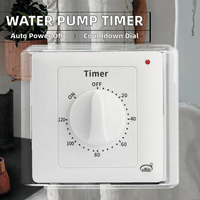 Minuteur de pompe à eau CXZTCL CX-86, interrupteur de contrôle de puissance domestique, minuterie mécanique à compte à rebours de 120 minutes, déclenchement automatique, 220V AC