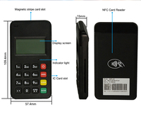 Semua dalam satu MPOS Mobile Card Reader Terminal dengan Pinpad dan gratis SDK M6 PLUS