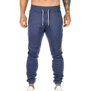 Pantalones de chándal deportivos lisos informales de entrenamiento para hombre, cálidos y transpirables, venta al por mayor - Product Image 1