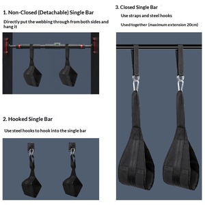 Hangende Power Assist <span class=keywords><strong>Belt</strong></span> Fitness Trainingsriem Armsteun Pull-up Buikrol, Fitnessaccessoires, Fitness en Oefeningen - Product Image 5