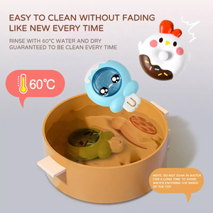 3pcs Hochets en silicone souple <span class=keywords><strong>pour</strong></span> bébé, chaise de salle à manger Sensory Fidget Bath Rotation Candy Suction Cup Spinner Toy for <span class=keywords><strong>1</strong></span> 2 Year Old - Product Image 2