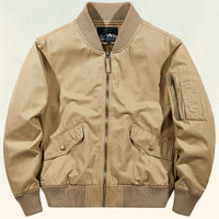 Blouson aviateur sur mesure OEM, style baseball, coupe-vent, rembourré, épais, coupe ample