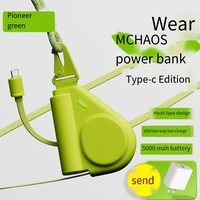 2025 nouveau Design à la mode Power Bbank grande capacité câble rétractable PD20W Portable Power Bank