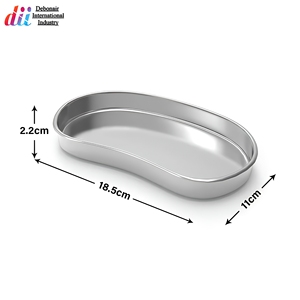 Bandeja Reutilizable de Acero Inoxidable con Forma de Riñón para Instrumentos Médicos, Bordes Redondeados, Bandejas Personalizadas, Proveedor Mayorista - Product Image 6