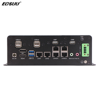 Serveur informatique industriel portable professionnel ECSUU, processeur Intel de 11e génération Tiger Lake I5 I7 quadricœur, 32 Go de RAM, disque dur de 1 To, châssis