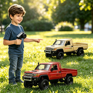 Voiture télécommandée WGNRC MN-82 à l'échelle 1/12, 4x4, jouet <span class=keywords><strong>de</strong></span> simulation tout-terrain <span class=keywords><strong>2</strong></span>,4G, <span class=keywords><strong>camion</strong></span> RC 4x4 à deux vitesses - Product Image 3