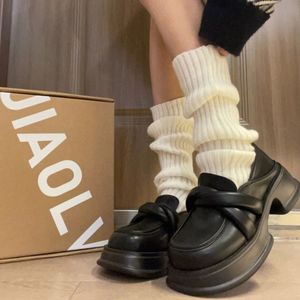 女性の秋/冬ニットパイルソックスショー脚薄い厚い脚スパイスすべてシンプルな脚カバー暖かい靴下 - Product Image 2