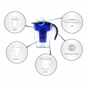 Pichet filtrant à <span class=keywords><strong>eau</strong></span> minérale hydrogénée de 3,5 L, ioniseur <span class=keywords><strong>alcalin</strong></span>, carafe à <span class=keywords><strong>eau</strong></span>, <span class=keywords><strong>pH</strong></span> 7,5-10,5, ORP -255 mV - Product Image 6
