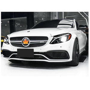 Kit Carrozzeria in Materiale PP per Mercedes Benz Classe <span class=keywords><strong>C</strong></span> W205 Stile C63 <span class=keywords><strong>AMG</strong></span> Anni 2013-2019 - Product Image 6