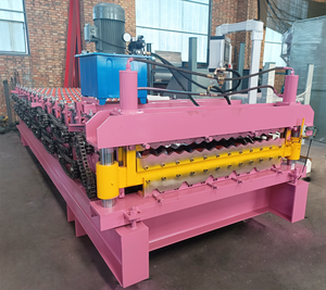Customized Cold Roll Forming Machine for Aluminum Corrugated Steel <b>Sheet</b> for Roof Panel & Wall Use Versatile in <b>Tile</b> Industries - Product Image 2