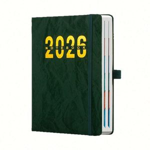 Agenda Personalizada con Logotipo, Cuaderno de Cuero PU A5/B5, Diario de Papel Grueso, Organizador de Horarios Diarios para Negocios, Regalo Corporativo - Product Image 4