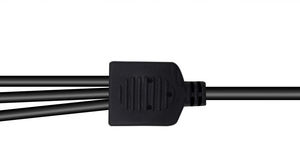 2合1 5*2.5mm 直流铜质电源线延长线 PVC 电线，适用于经认证的 12V 监控公/母连接器电站 - Product Image 6