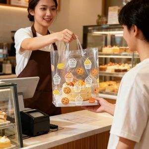 ถุงบรรจุภัณฑ์ขนมปังเสริมแรงกันความชื้นพร้อมที่จับปรับแต่งได้ - Product Image 2