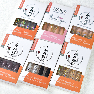 <span class=keywords><strong>Faux</strong></span> ongles en matériau ABS 24 pièces de haute qualité 6 modèles disponibles réutilisables <span class=keywords><strong>pour</strong></span> un usage quotidien - Product Image 6