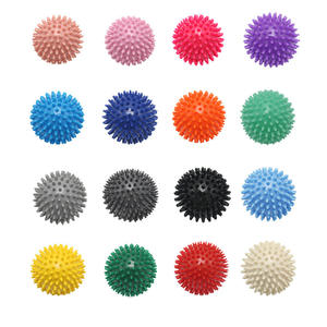 Palla massaggiante spinosa in PVC resistente per fitness, yoga e pilates, colore personalizzabile, per massaggio muscolare caldo e freddo, per rilassare i muscoli - Product Image 1