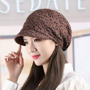 ¡Novedad de 2026! Gorro de punto hueco de doble capa personalizado KJ, gorro holgado de malla cálida para mujer - Product Image 1