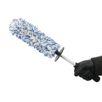 Cepillos de Limpieza Profunda para Interiores de Automóviles OEM y ODM, Cepillos Suaves para Detallado de Automóviles, Mango Antideslizante de EVA, Kit de Cepillos de Microfibra para Lavado de Automóviles